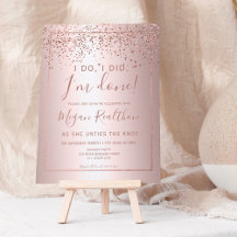 Rose Gold Konfetti Party