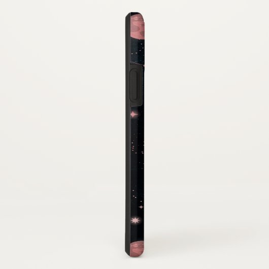 Rose-Gold-Konstellationen | Monogramm Case-Mate iPhone Hülle (Hinten/Rechts)