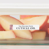 Rose Gold Kosmetische Drehung Pen Cuticle Oil Etik Etiketten (Befestigt)