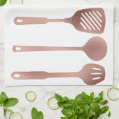 Rose Gold Küche Geschirr Kochen Geschirrtuch (Gefaltet)