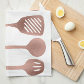 Rose Gold Küche Geschirr Kochen Geschirrtuch (Viertel Falte)