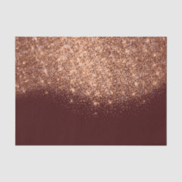 Rose Gold Kupfer Metallic Glitzer Burgundy Maroon Seidenpapier