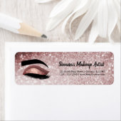 Rose Gold Lashes Auge (Insitu)