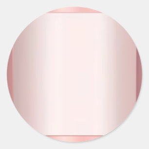 Rose Gold Leere Vorlage Fügen Sie Ihren Text Moder Runder Aufkleber