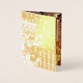 Rose gold Leiterplatten elektronische Leiterplatte Folienkarte (Vorderseite)