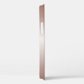 Rose Gold Leopard Handgeschriebener Name Metal Case-Mate iPhone Hülle (Rückseite / Rechts)