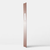 Rose Gold Leopard Handgeschriebener Name Metal Case-Mate iPhone Hülle (Rückseite / Rechts)