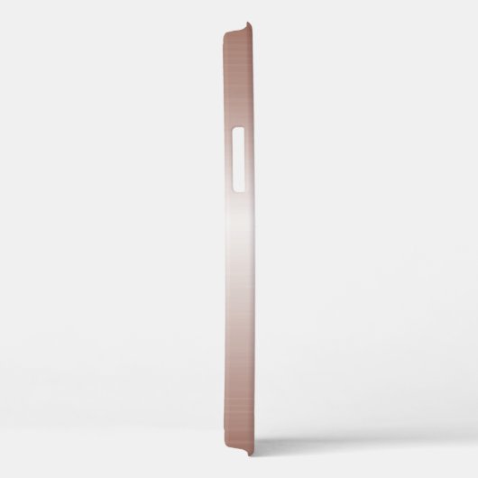 Rose Gold Leopard Handgeschriebener Name Metal Case-Mate iPhone Hülle (Rückseite / Rechts)