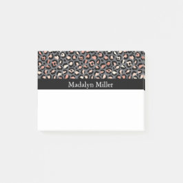 Rose Gold Leopard Post-it Klebezettel