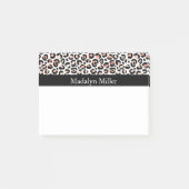 Rose Gold Leopard Post-it Klebezettel (Vorderseite)