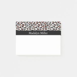 Rose Gold Leopard Post-it Klebezettel