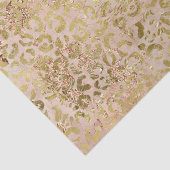 Rose Gold Leopard Print Seidenpapier (Detail)