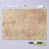 Rose Gold Leopard Print Seidenpapier (Handwerk)