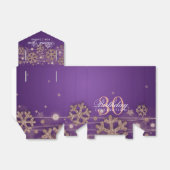 Rose Gold Lila 30. Geburtstag Danke Geschenkschachtel (Ungefaltet)