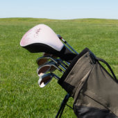 Rose Gold lila Glitzer Tropfen Golf Headcover (In SItu)