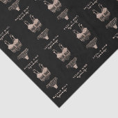 Rose Gold Lingerie Boutique Logo Seidenpapier (Ausschnitt)