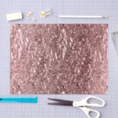 Rose Gold Liquid Chrome Metallic Chic Glam Party Seidenpapier (Handwerk)