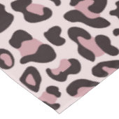 Rose Gold Luxus Leopard Print Tableclout Tischdecke (Schrägansicht)