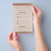 Rose Gold Makeup Artist Schönheitssalon Flyer (Handgriff)