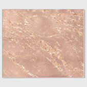 Rose Gold Makeup SPARK 16. Glitzer Beauty Copper Geschenkpapier (Flach)