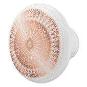 Rose Gold Mandala Keramikknauf (Rechts)