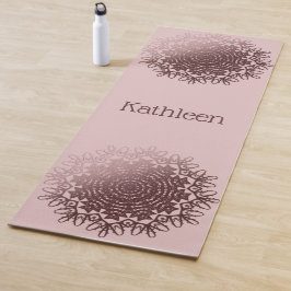 Rose Gold Mandala Personalisierte Yoga Mat Yogamatte