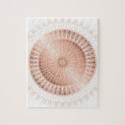 Rose Gold Mandala Puzzle (Vertikal)