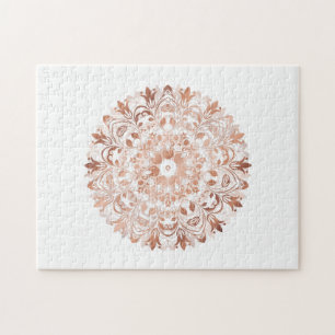 Rose Gold Mandala Puzzle