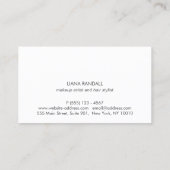 Rose Gold Mandala Spray Tan Loyalty Punch Treuekarte (Rückseite)