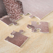 Rose Gold Mandala Yoga Zen Puzzle (Seite)