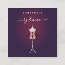 Rose Gold Mannequin Burgund Seamstress