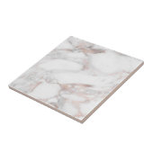 Rose Gold Marble Custom Template Trendy Elegant Fliese (Seite)
