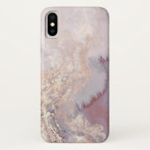 Rose Gold Marble Glitzer Design Case-Mate iPhone Hülle (Rückseite)