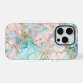 Rose Gold Marble iPhone Hülle (Rückseite (Horizontal))