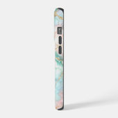 Rose Gold Marble iPhone Hülle (Linke Seite)