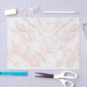 Rose Gold Marble Luxe Tissue Paper Seidenpapier (Handwerk)