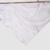 Rose Gold Marble Swirl & Blush Pink Bronze Glam Seidenpapier (Ausschnitt)