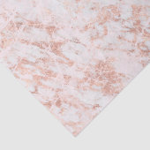 Rose Gold marbled Elegante Moderne Hochzeit Seidenpapier (Ausschnitt)