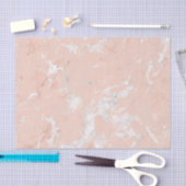Rose Gold Marmor 3, Decoupage oder Geschenktüte Seidenpapier (Handwerk)