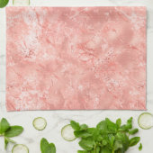 Rose Gold Marmor 4 Geschirrtuch (Gefaltet)