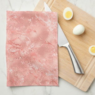 Rose Gold Marmor 4 Geschirrtuch