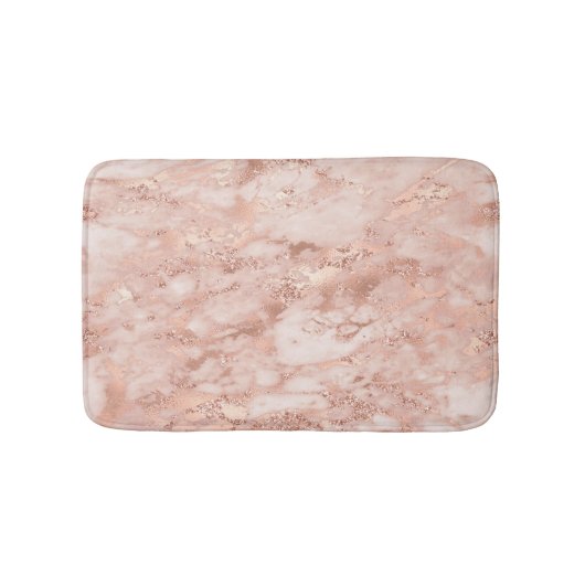 Rose Gold Marmor 7 Badematte (Vorderseite)