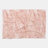 Rose Gold-Marmor 7 Geschirrtuch (Horizontal)