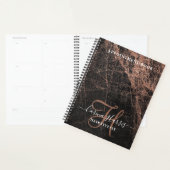 Rose Gold Marmor Haarstylist Terminkalender Planer (Anzeige)