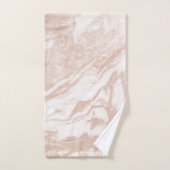 Rose Gold Marmor Handtuch Set (Handtuch)