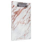 Rose Gold Marmor Klemmbrett (Rechts)