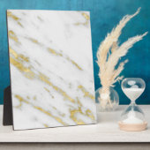 Rose Gold Marmor Mode Fotoplatte (Seite)