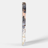 Rose Gold Marmor Monogram Custom Case-Mate iPhone Hülle (Rückseite / Rechts)