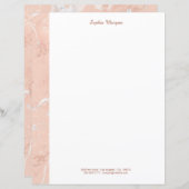 Rose Gold Marmor, Name & Kontaktinformationen, Vs  (Vorne/Hinten)