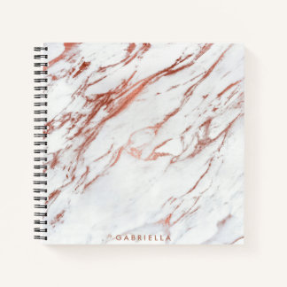 Rose Gold Marmor Notizblock